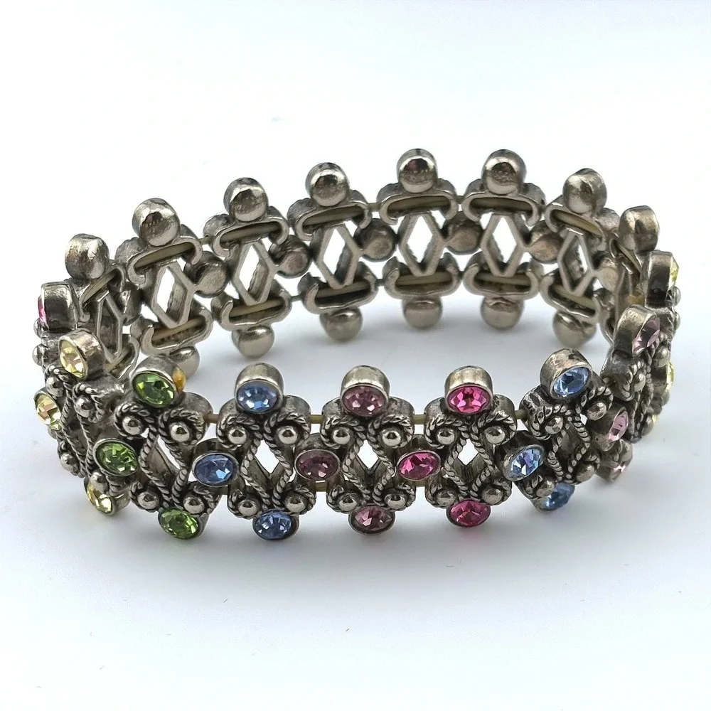 Joan Rivers intricate silver